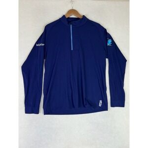 Stio Crester 1/4 Zip Pullover Men's Large Navy Blue Performance Stretch Nylon